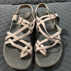 Chaco Women's Sandals - Gray and Pink